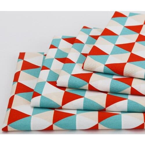 100% cotton sateen triangle fabric for upholstery tissue wedding dress cushion patchwork sewing women clothing DIY