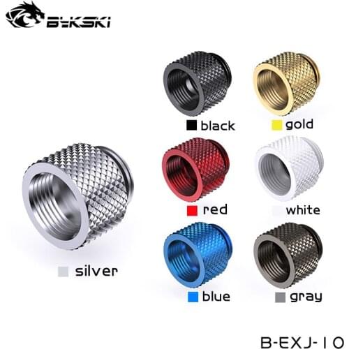 Bykski 10mm Male To Female Extender Fittings, G1/4'' Thread ,Cabinet Water Cooling Liquid Loop Install Accessory ,B-EXJ-10