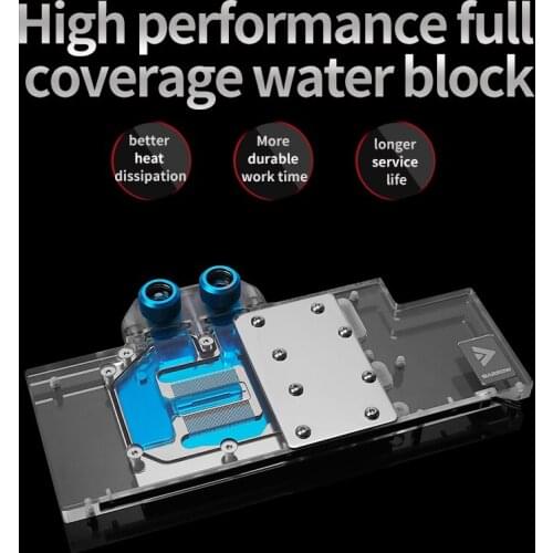 Barrow full coverage water block for Gigabyte RTX 2080 SUPER GAMING OC Aurora BS-GIG2080S-PA