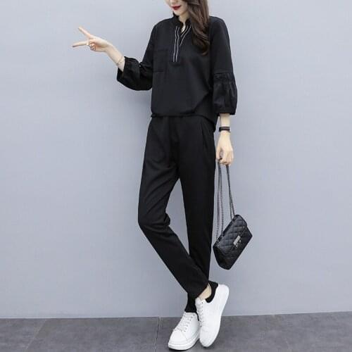 2 Piece Sets Womens Outfits 2021 Women Fashion Matching Sets For Women Tops And Harme Pants Plus Size 2 Piece Set Women AA5666