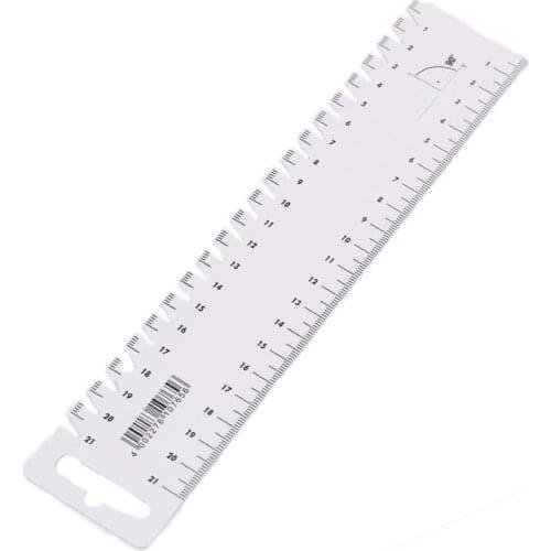 1pc Ultrathin Patchwork Ruler Gauge Seam for Sewing Measuring Tools Tailors Ruler DIY Patchwork Tool Sewing Accessories