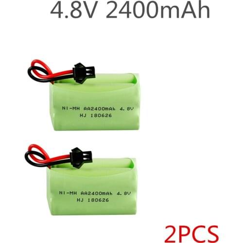 2pcsc 4.8V 2400mAh Remote Control toy electric lighting lighting security facilities 4*AA NI-MH battery RC TOYS battery group