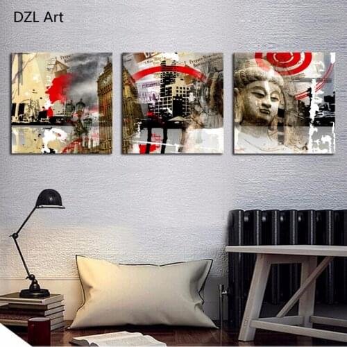 3 Pieces tower and building Modern Home Wall Decor Canvas Art Picture Print Painting On Canvas Artworks