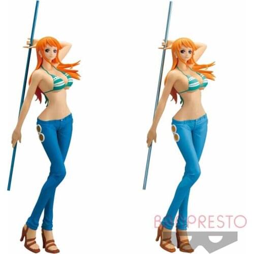 100% Original Banpresto Onepiece Figure Nami GLITTER&GLAMOURS Figure PVC Action Model Toys Anime Figure