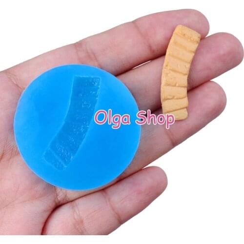 PYL769 28.0mm x 8.6mm Stone Step Silicone Mold Fondant Cake Decoration Candy Resin Clay Earrings Necklace Craft Soap Candle