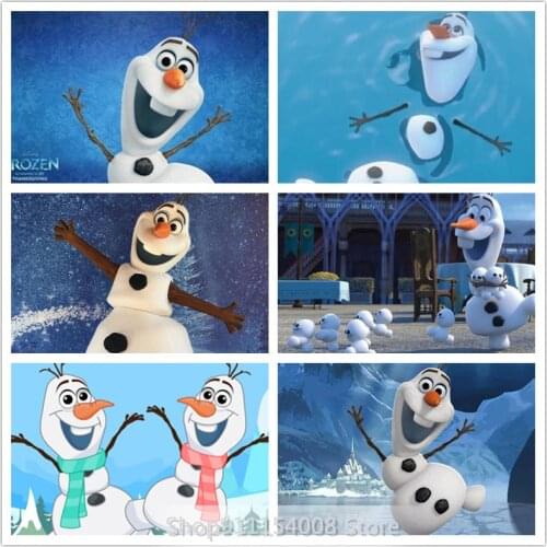 5D Disney Full Diamond Paintings Cartoon Frozen Olaf Mouse DIY Diamond Cross Stitch Mosaic Embroidery Painting Decoration Gift