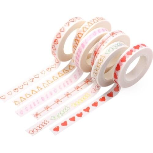 8mmX10m Chives glitter tapes color Dividing Stickers border masking adhesive paper washi tape DIY Scrapbooking Hand account