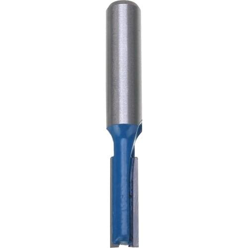 1pc 6/12/20mm Router Bit Medium Carbon Steel & Alloy 8mm Shank Straight Router Bit Set Wood Woodworking Tools