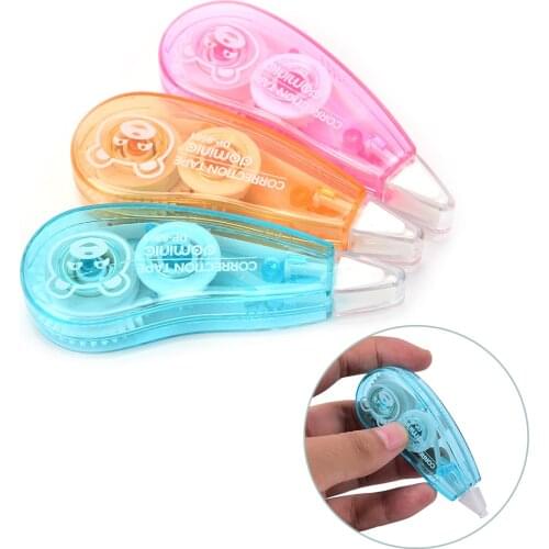 Correction tape Useful Mini Double Sided Adhesive Roller, Tape Glue Dot Liner Petit Disposable Size:5mm*6m