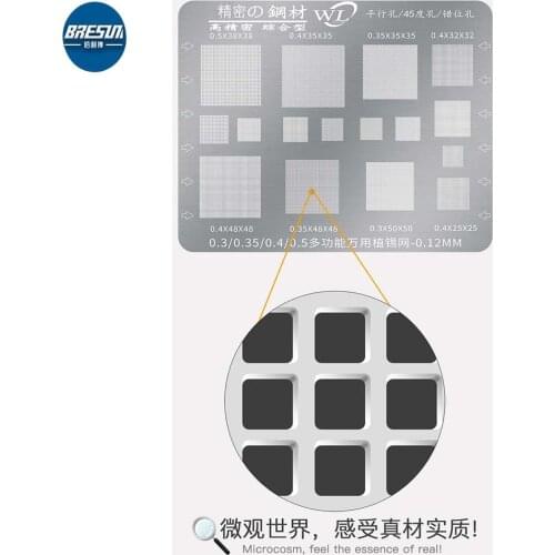 WL Multi-Purpose Tin Planting Steel Mesh 0.3/0.35/0.4/0.5 Integrated in One Universal Tin Planting Mesh