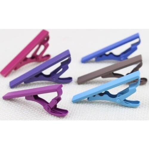 4cm Formal Mens Alloy Necktie Tie Clip Pin Skinny Glossy Clasp Copper Bar Wedding Slim Ties Clips Suits Accessories Jewelry
