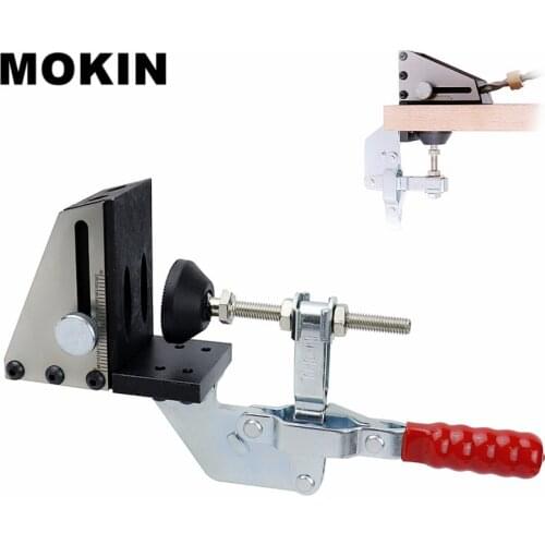 Woodworking Bevel Angle Drill Guide Pocket Hole Jig Kit With Positioning Clip For Wood Drilling Hole Puncher Carpentry Tools
