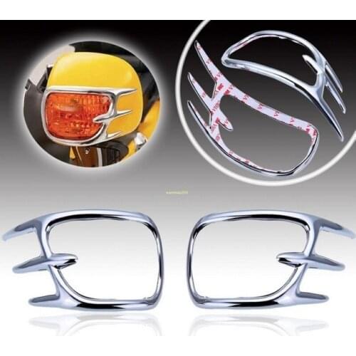New Motorcycle Chrome Fairing Mirror Back Accent Grilles For Honda Goldwing GL1800 GL 2001-2011 11 10 09 08 07 06 05 04 03 02 01