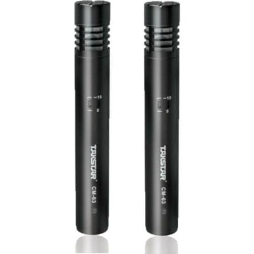 2pcs/lot Original TAKSTAR CM-63 professional condenser recording microphone for broadcasting/recording/on-stage performance