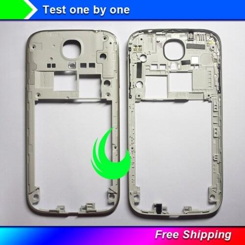 Original New Middle Housing Bezel Frame For Samsung Galaxy S4 i9500 i9505 i337 Back Rear Housing with Power Volume Button +Track