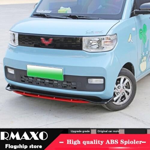For Wuling Hongguang mini front shovel Body kit spoiler 21 mi ni ev ABS Rear lip spoiler front Bumper Diffuser Bumpers Protector