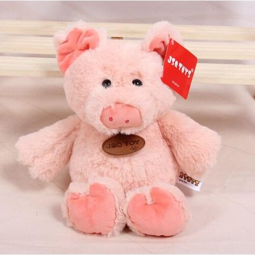 About 25cm pink pig plush toy cute pig soft doll toy birthday gift h1059
