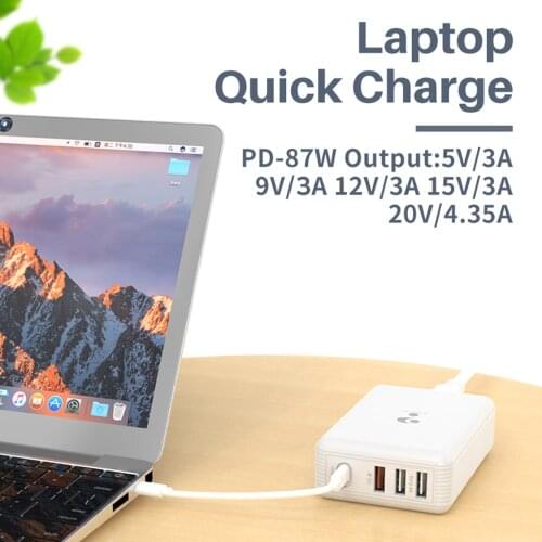 Charger PD100W Smart QC3.0 Quick Charge USB Fast Charging Mobile Phone PPS Hub Adapter for ipad Laptop Xiaomi iphone 7 8 Pro.12
