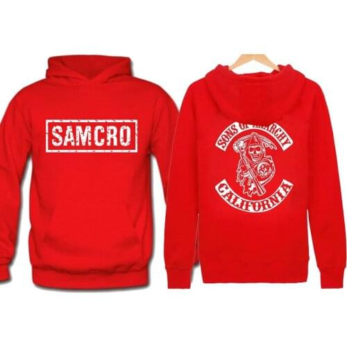 Sons of Anarchy Hoodie TV SOA Cosplay halloween party Costume women Men Jacket coat Mayans Sweatshirt Autumn Wear SAMCRO
