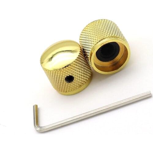 1pcs/2pcs Guitar Knobs Metal Potentiometer Dome Knob Control Knob Volume Audio for Electric Guitar Bass