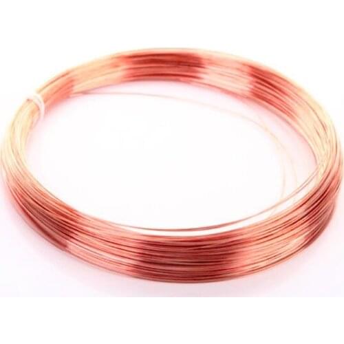 20meters/lot Diameter:0.5mm Copper Wire Red Conductive Copper Wire