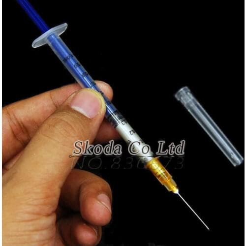 5pcs/lot 0.3ml Conductive Silver Paint Pen Conductive Pen+for Repair Keyboard PCB Circuit CPU Thermally Conductive Silicone