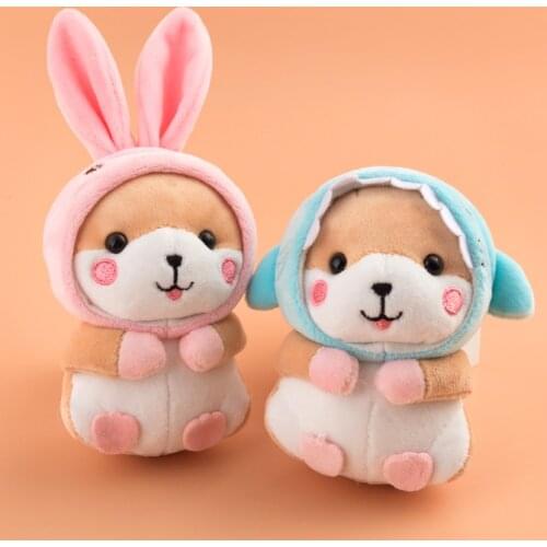 Cute Plush Doll Pendant Key Chain Charms Kawaii Accessories Pendant Couple Gift Phone Charm Car Keychain Wholesale Gift