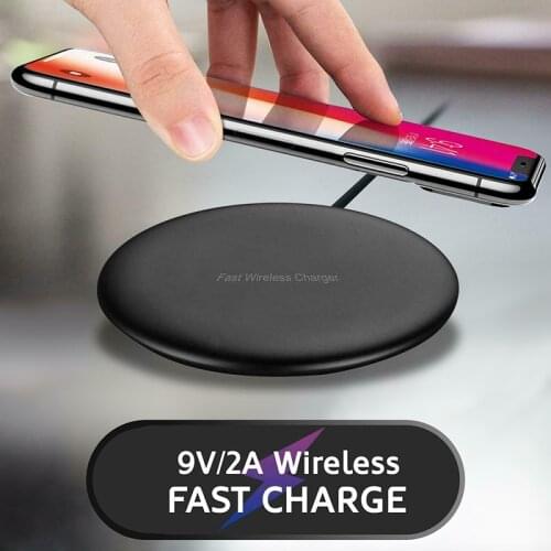 Qi Fast Wireless Charging Mobile Phone Chargers Desktop Wireless Charger Pad Charging For iPhone For Samsung Accessories