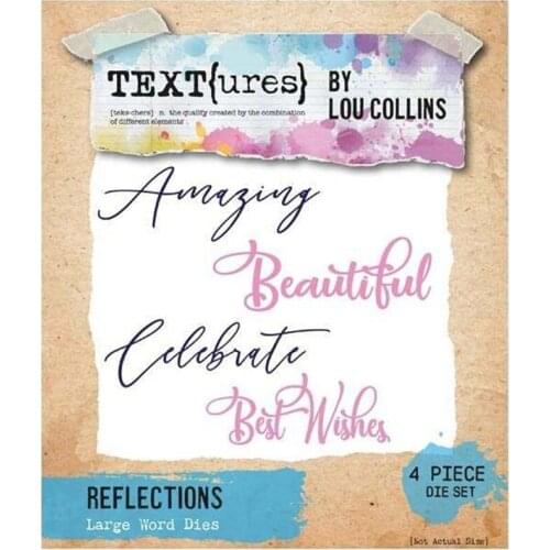 CH 2021 New Arrival LARGE WORDS SET Metal Cutting Dies 3D DIY Scrapbooking Carbon Sharp Craft Die Photo Invitation Cards