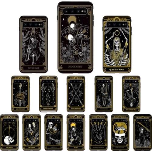 Death Tarot Phone Case For Samsung Galaxy S10E S20 Ultra S10 S21 S7 S8 S9 Plus S21Plus S20FE