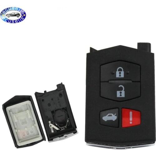 For Mazda Remote KEY Shell/Case 4/3+1 Button FOR Mazda 3 5 6 RX-8 CX-7 CX-9