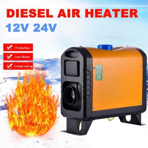 Air Diesel Heater 12V/24V 8KW 12V LCD Display Car Heater Remote Control Parking Heater For Truck Ship Trailer RV Camper Caravan