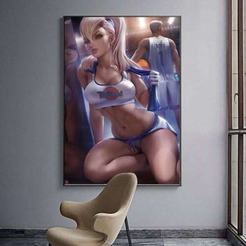 Home Decor Canvas Lola Bunny Animation 1 Piece Anime Sexy girl Art Poster Prints Picture Wall Decoration Painting wholesale