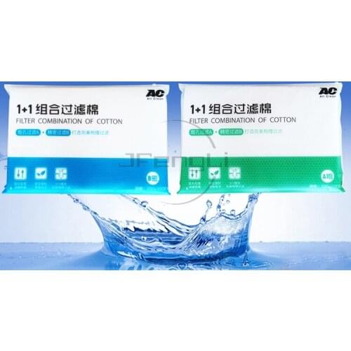 JFENGLI 100*100cm filter cotton combination cotton high density sponge biochemical purification white cotton aquarium