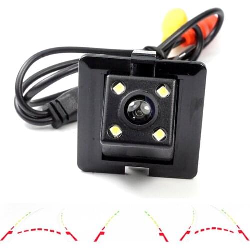 For sony ccd LEDS Dynamic trajectory Car Reverse Rear view camera for Toyota Prado 150 2010 parking camera