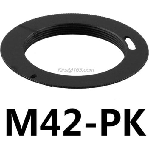 M42 Lens to for Pentax PK Mount Camera Body Adapter Ring for K-7 K-M K-3 Camera