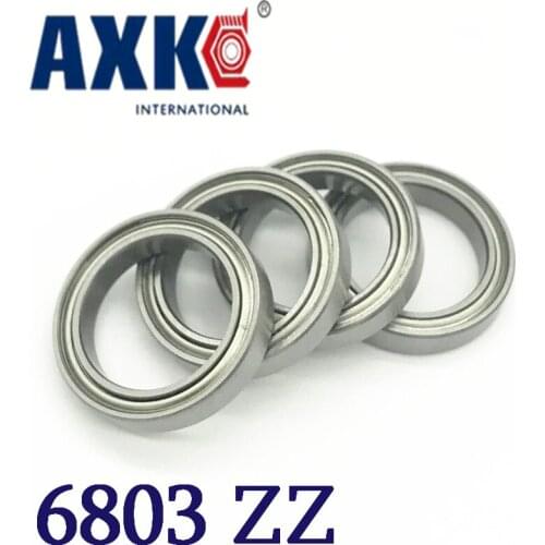 2019 Top Fashion Sale Ball Bearing Rodamientos 6803 Zz Abec-1 (10pcs) 17x26x5mm Metric Thin Section Bearings 61803z 6803zz