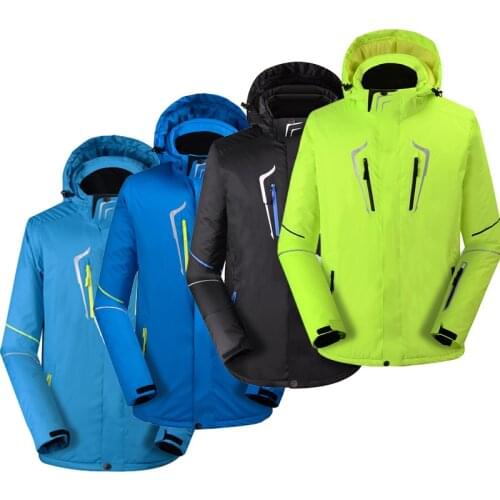 Plus Size Mens Snow Jacket outdoor sports wear special Snowboarding Clothing 10k windproof waterproof Ski suit pure color winter Coat