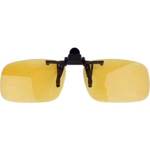 Car Driver Goggles Anti-UVA UVB Polarized Sun Glasses Driving Night Lens Clip On Sunglasses Interior Accessories