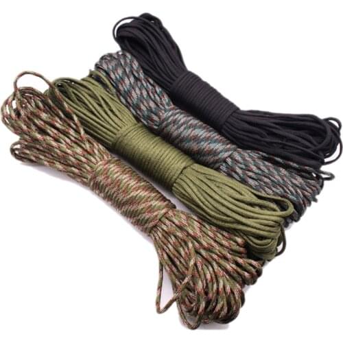 4mm 7 Strand Paracord Rope 31m Multifunctional Rope DIY Guylines Paracord 550 Parachute Cord Bundles Lanyard Camping Equipment
