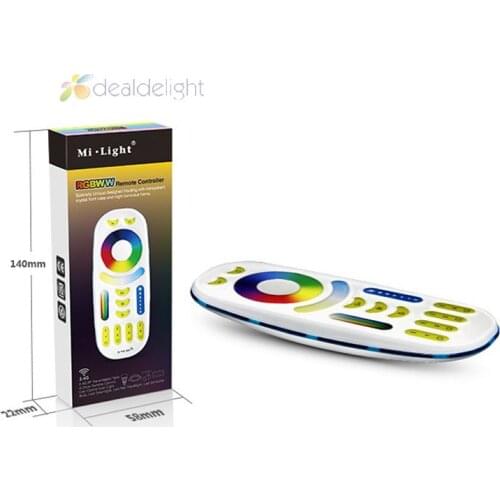 Milight RGB+CCT Remote controller 2 in 1 Full touch 4-zone group control for Milight RGB+CCT led bulb series