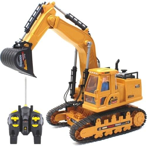 The Most Popular Remote Control Engineering Car Full Functional Remote Control Excavator Construction Tractor for Kids F