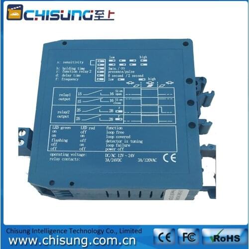 Wide voltage12V to 24V DC Hot-selling professional vehicle W1H loop detectors