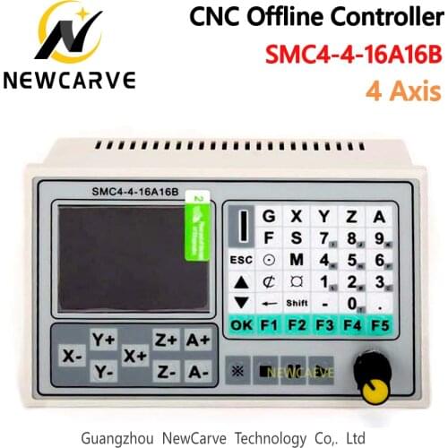 SMC4-4-16A16B 50KHZ CNC 4 Axis Offline Controller Breakout Board Stand Alone Carving Engraved Machine Control System NEWCARVE