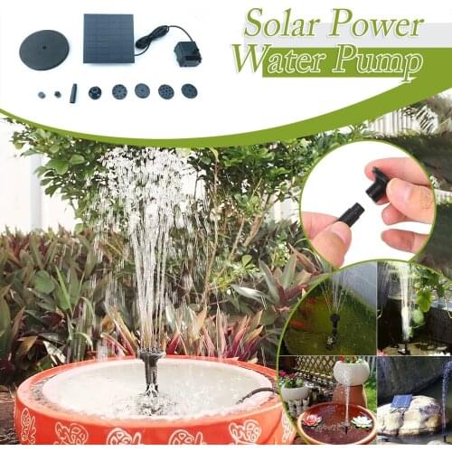 Solar Sprinkler Solar Power Water Fountain Pump Bird Fountain Water Floating Fountain Pond Garden Patio Decor Lawn Decoration