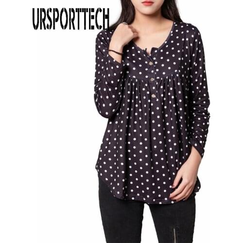 URSPORTTECH Blouses With Sleeves