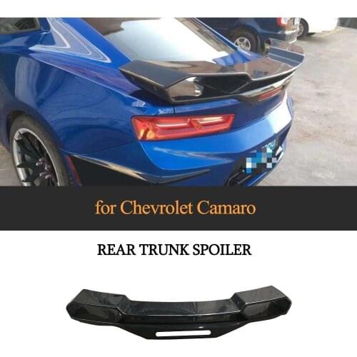 Carbon Fiber Rear Trunk Spoiler Big Customized Wing Fit for Chevrolet Camaro Coupe 2016 2017 2018