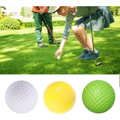 12Pcs PU Practice Golf Balls Elastic Indoor Outdoor Training Balls Sports Equipment
