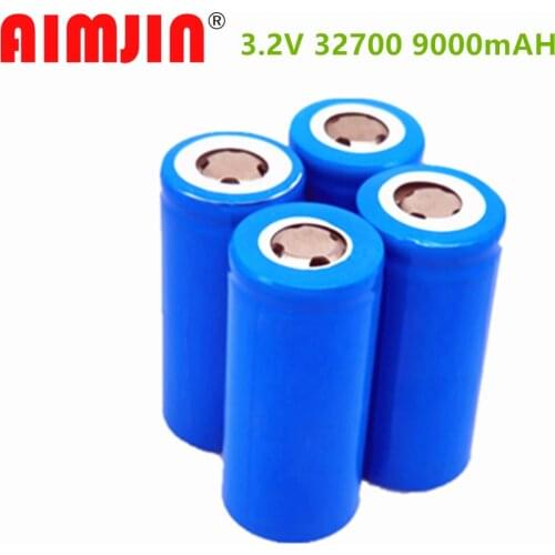 3.2V -9000mAh - 32700 Battery 9000 MAh Battery LiFePO4 55A High Power Maximum Continuous Discharge Battery