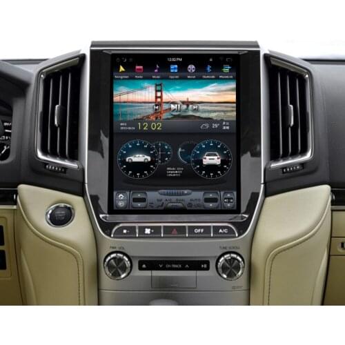 ForTOYOTA LAND CRUISER LC200 2016-2018 Tesla Style Android 9.0 PX6 Car GPS Navigation Stereo Headunit Multimedia Player Carplay